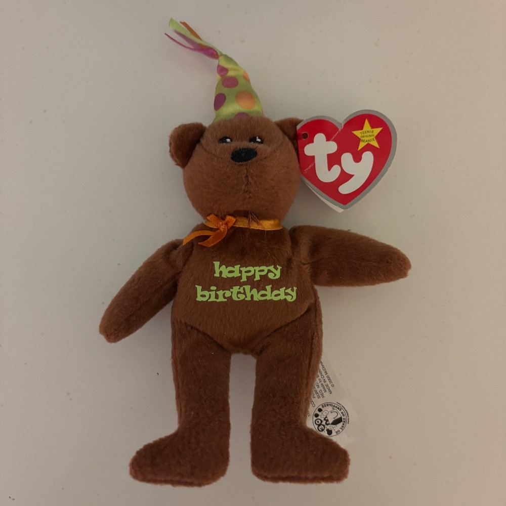 Celebration the Bear Ty Beanie Baby